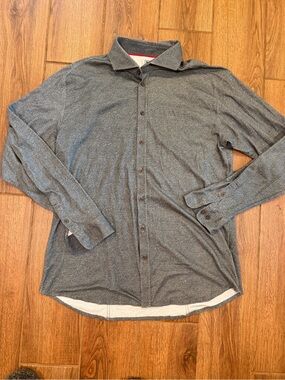 Desoto grey Long Sleeve Button-Up Shirt / men’s large